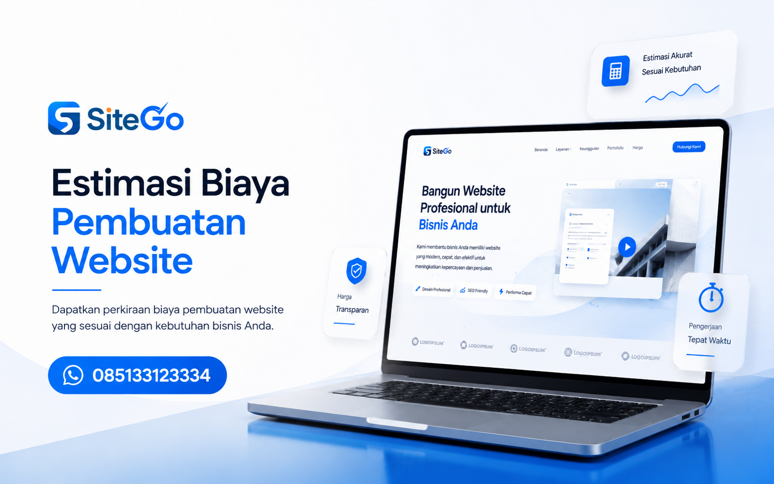 Estimasi Biaya Pembuatan Website Bisnis Transparan