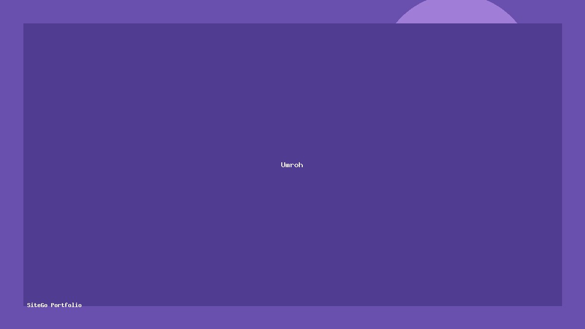 Landing Page Umroh