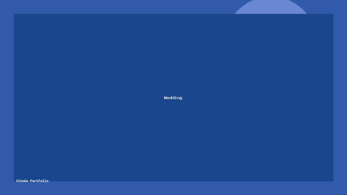 Landing Page Wedding